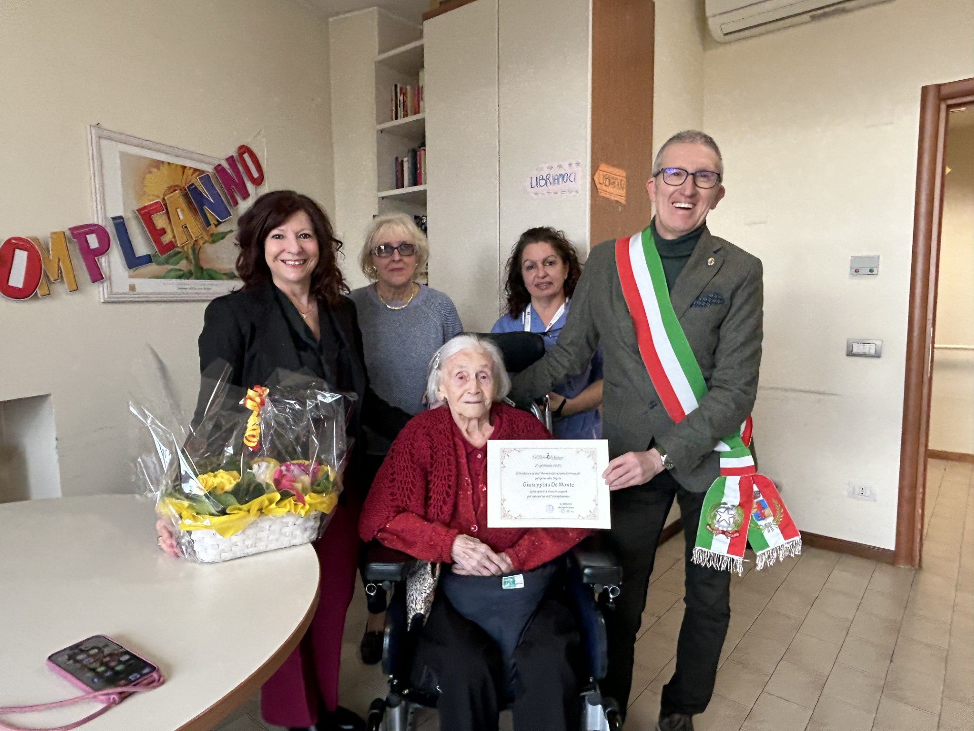 Buon compleanno signora Giuseppina!