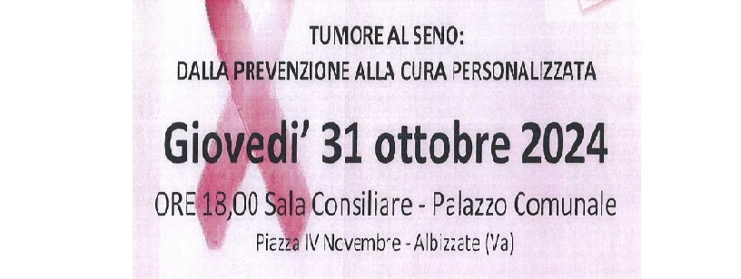 Incontro di sensibilizzazione sul tumore al seno