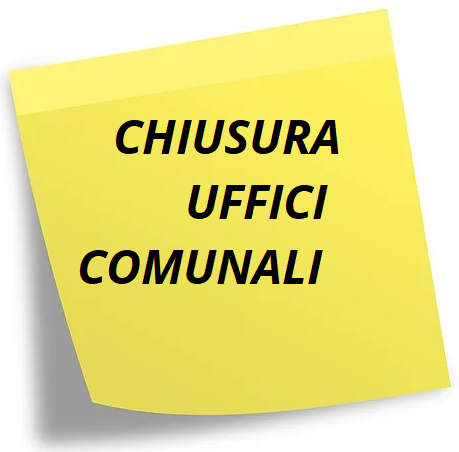 Sabato 2 novembre Chiusura degli Uffici Comunali e della Biblioteca